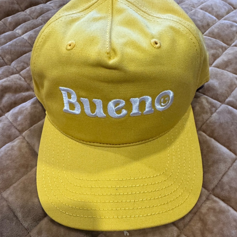 BUENO Yellow Cotton Cap by MIGHTY FINE🙂100% cotton - cute comfy and oh so cool!